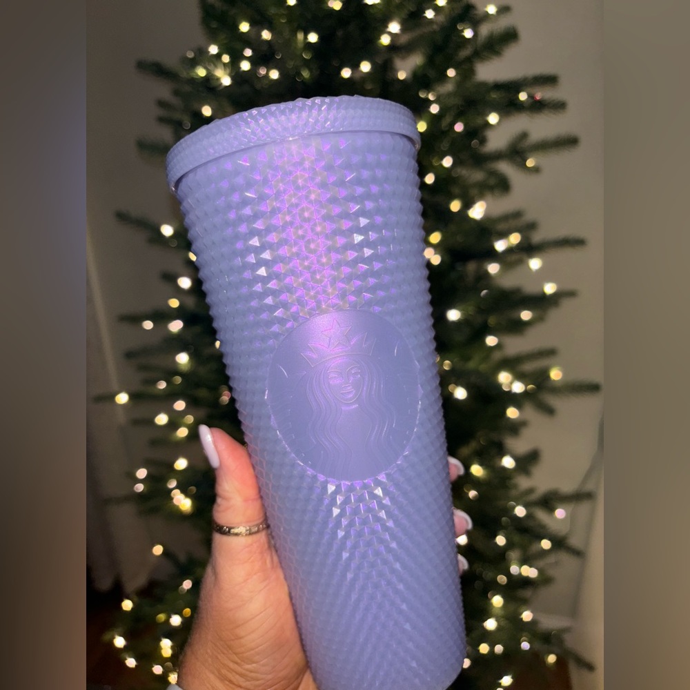 Starbucks Studded Bling Iridescent Purple 24oz  Venti Tumbler